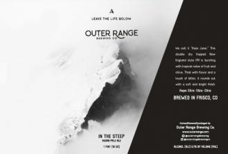 Outer Range Brewing Co. - In The Steep IPA (4 pack 16oz cans) (4 pack 16oz cans)