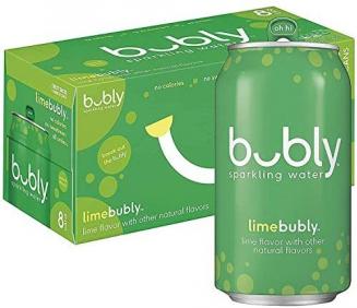 Bubly Sparkling Water - Sparkling Lime 8pkc (8 pack 12oz cans) (8 pack 12oz cans)