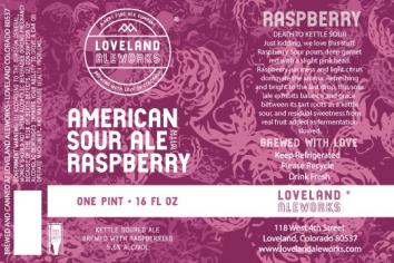 Loveland Aleworks - Raspberry Sour (4 pack 16oz cans) (4 pack 16oz cans)