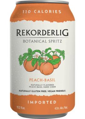Rekorderlig - Peach Basil Botanical Spritz Cider (4 pack 11oz cans) (4 pack 11oz cans)